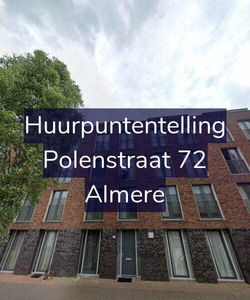 Foto gevel Huurpuntentelling voor Polenstraat 72, Almere