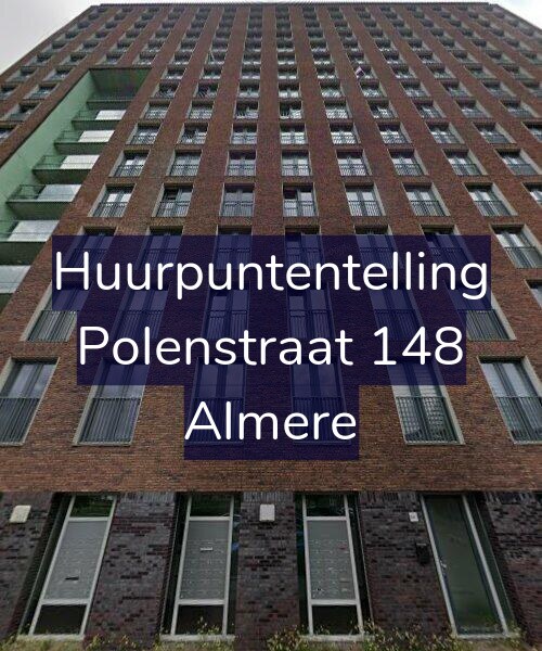 Foto gevel Huurpuntentelling voor Polenstraat 148, Almere