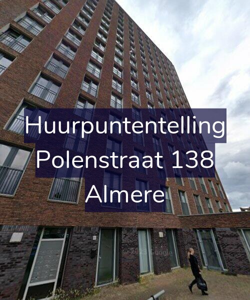 Foto gevel Huurpuntentelling voor Polenstraat 138, Almere