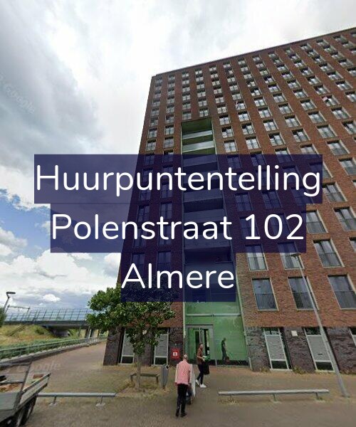 Foto gevel Huurpuntentelling voor Polenstraat 102, Almere