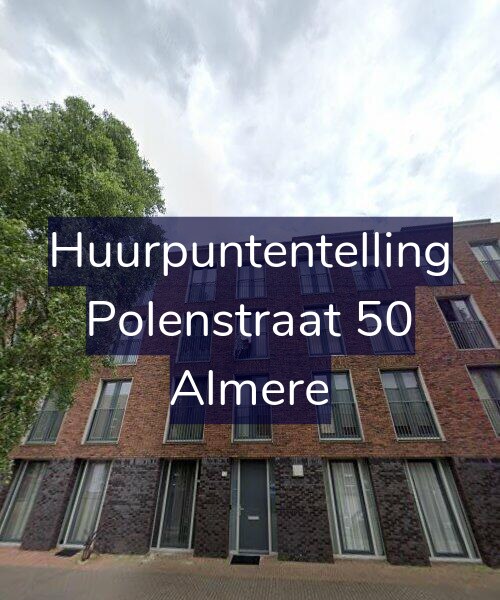 Foto gevel Huurpuntentelling voor Polenstraat 50, Almere