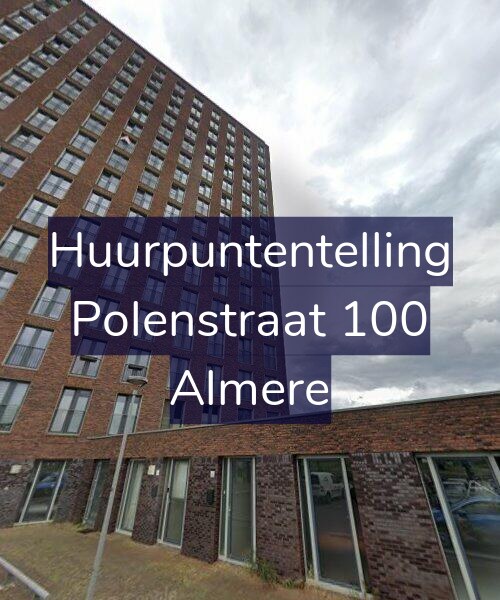 Foto gevel Huurpuntentelling voor Polenstraat 100, Almere