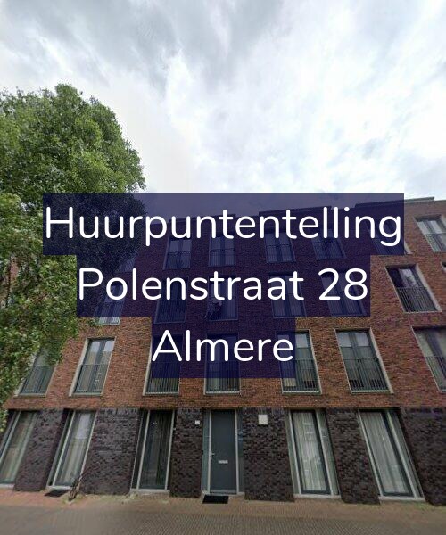 Foto gevel Huurpuntentelling voor Polenstraat 28, Almere