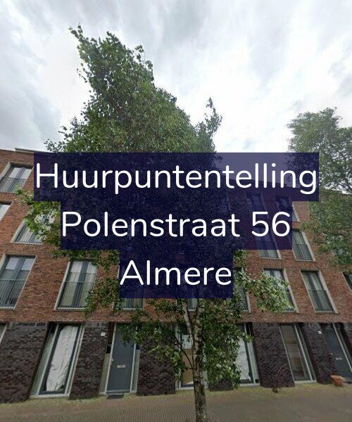 Foto gevel Huurpuntentelling voor Polenstraat 56, Almere