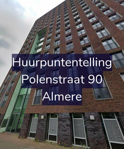 Foto gevel Huurpuntentelling voor Polenstraat 90, Almere