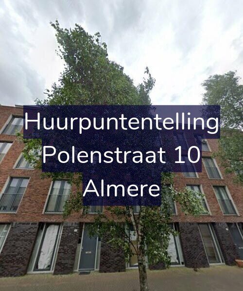 Foto gevel Huurpuntentelling voor Polenstraat 10, Almere