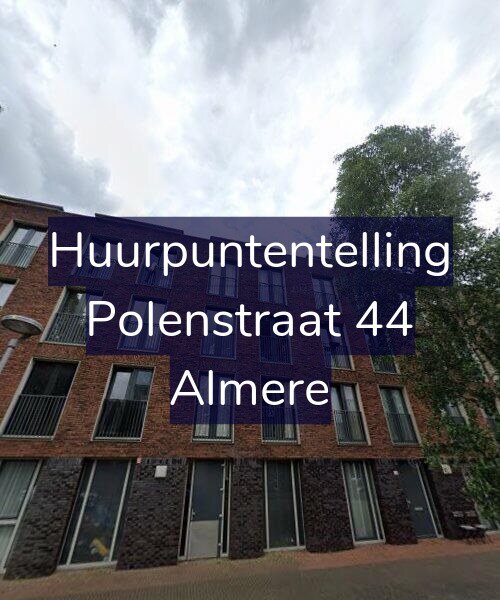 Foto gevel Huurpuntentelling voor Polenstraat 44, Almere