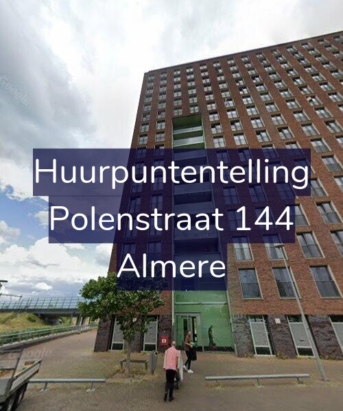 Foto gevel Huurpuntentelling voor Polenstraat 144, Almere