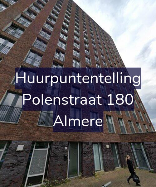 Foto gevel Huurpuntentelling voor Polenstraat 180, Almere