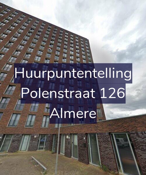 Foto gevel Huurpuntentelling voor Polenstraat 126, Almere