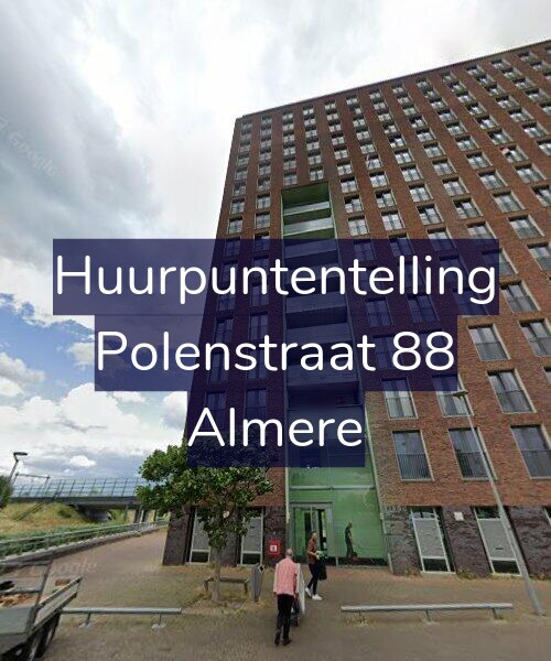 Foto gevel Huurpuntentelling voor Polenstraat 88, Almere
