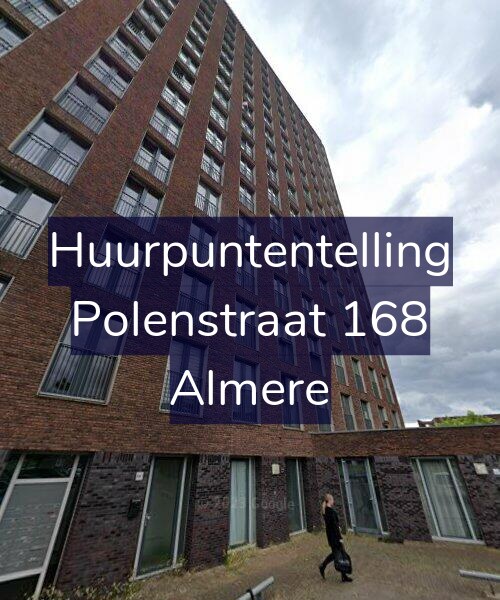Foto gevel Huurpuntentelling voor Polenstraat 168, Almere