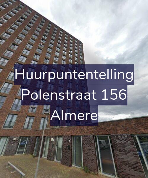Foto gevel Huurpuntentelling voor Polenstraat 156, Almere