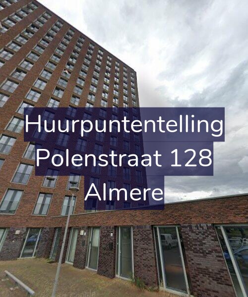 Foto gevel Huurpuntentelling voor Polenstraat 128, Almere