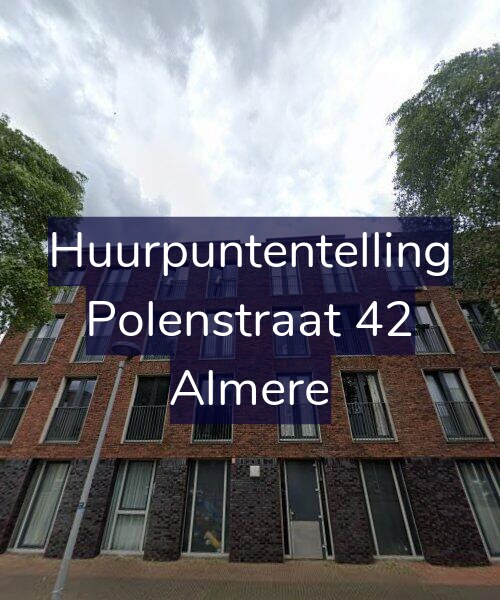 Foto gevel Huurpuntentelling voor Polenstraat 42, Almere