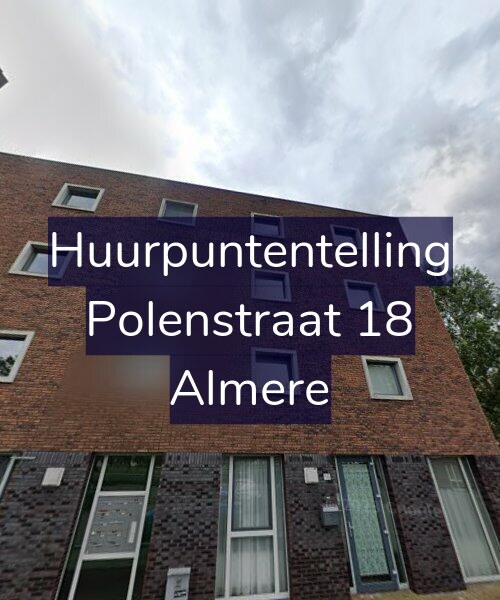 Foto gevel Huurpuntentelling voor Polenstraat 18, Almere