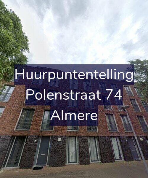 Foto gevel Huurpuntentelling voor Polenstraat 74, Almere