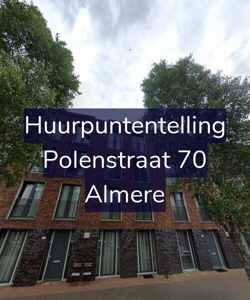 Foto gevel Huurpuntentelling voor Polenstraat 70, Almere