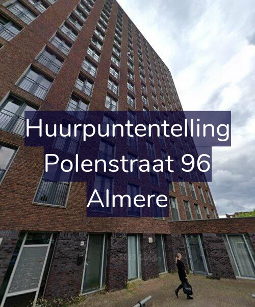 Foto gevel Huurpuntentelling voor Polenstraat 96, Almere