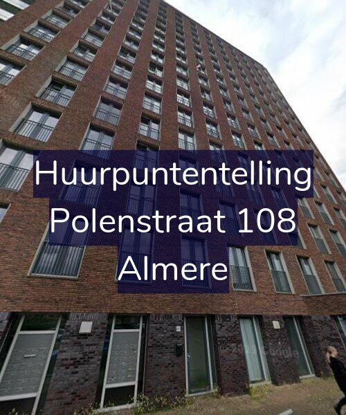 Foto gevel Huurpuntentelling voor Polenstraat 108, Almere