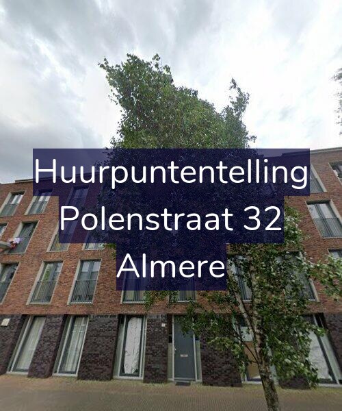 Foto gevel Huurpuntentelling voor Polenstraat 32, Almere