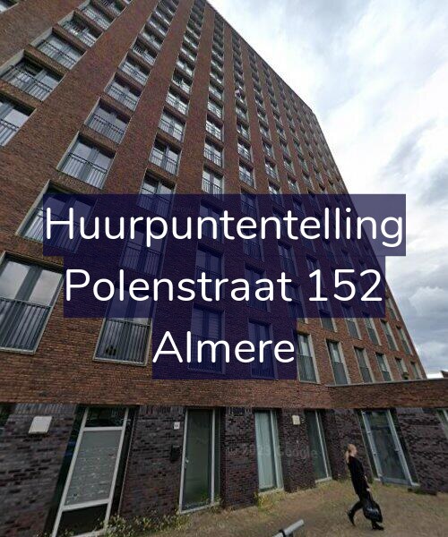Foto gevel Huurpuntentelling voor Polenstraat 152, Almere