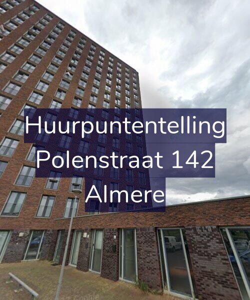 Foto gevel Huurpuntentelling voor Polenstraat 142, Almere