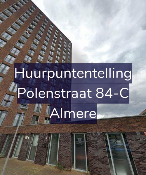 Foto gevel Huurpuntentelling voor Polenstraat 84-C, Almere