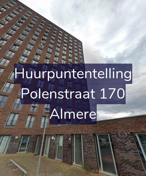 Foto gevel Huurpuntentelling voor Polenstraat 170, Almere