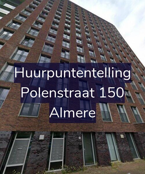 Foto gevel Huurpuntentelling voor Polenstraat 150, Almere
