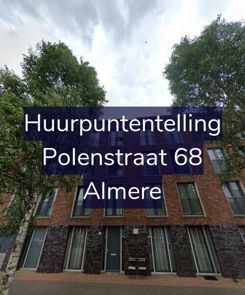 Foto gevel Huurpuntentelling voor Polenstraat 68, Almere