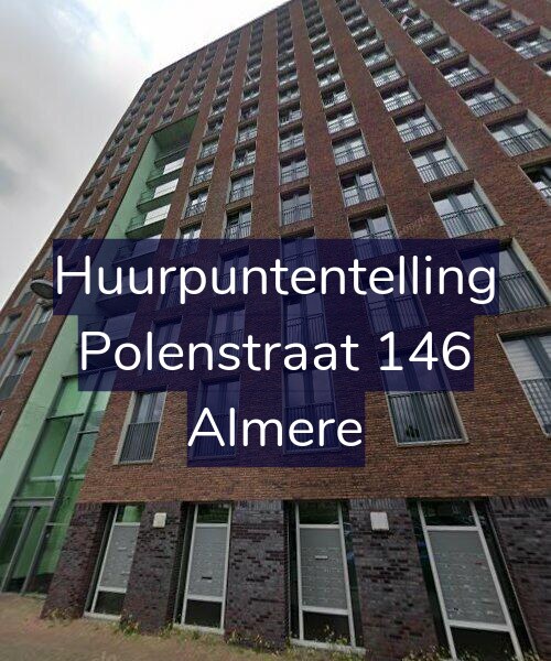 Foto gevel Huurpuntentelling voor Polenstraat 146, Almere