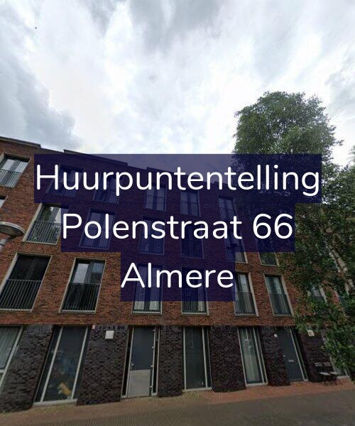 Foto gevel Huurpuntentelling voor Polenstraat 66, Almere
