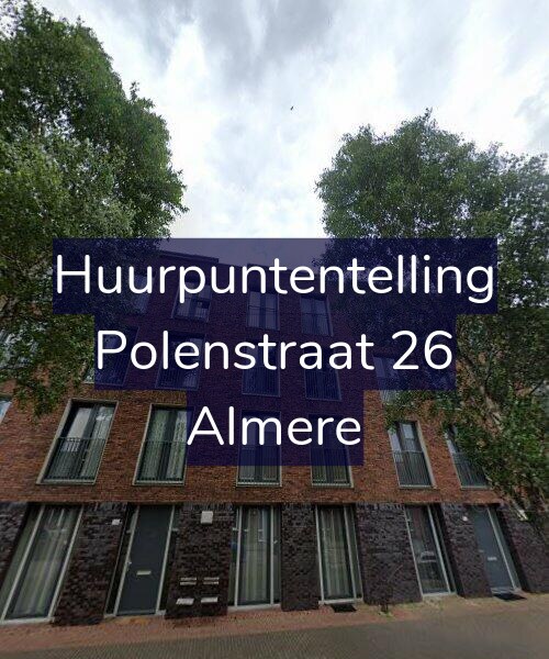 Foto gevel Huurpuntentelling voor Polenstraat 26, Almere