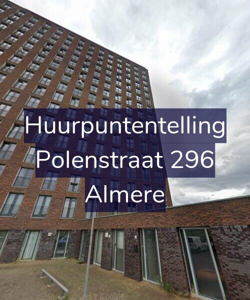 Foto gevel Huurpuntentelling voor Polenstraat 296, Almere