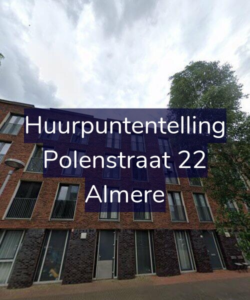 Foto gevel Huurpuntentelling voor Polenstraat 22, Almere