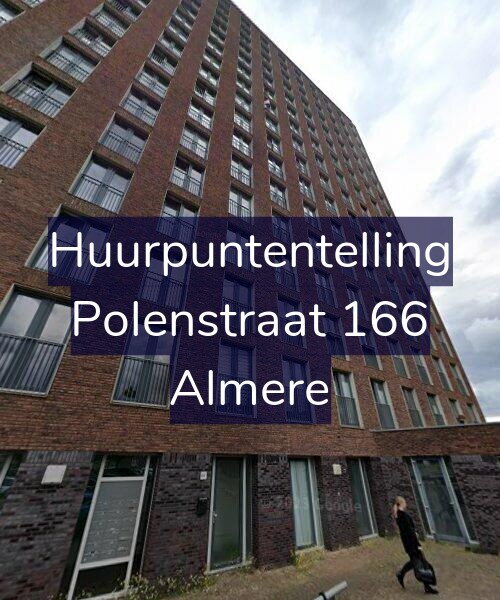Foto gevel Huurpuntentelling voor Polenstraat 166, Almere
