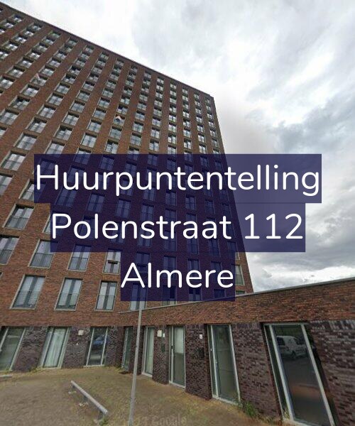 Foto gevel Huurpuntentelling voor Polenstraat 112, Almere