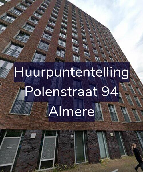 Foto gevel Huurpuntentelling voor Polenstraat 94, Almere