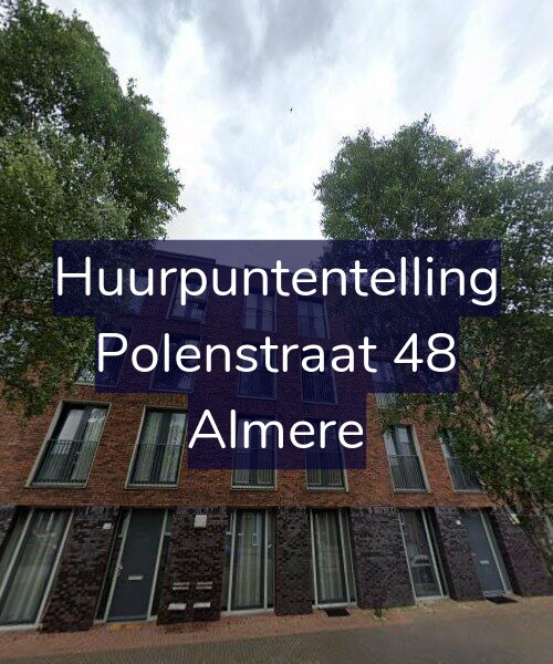 Foto gevel Huurpuntentelling voor Polenstraat 48, Almere