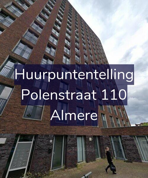 Foto gevel Huurpuntentelling voor Polenstraat 110, Almere