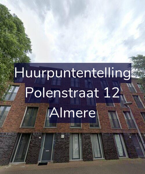 Foto gevel Huurpuntentelling voor Polenstraat 12, Almere