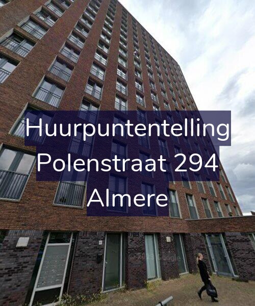 Foto gevel Huurpuntentelling voor Polenstraat 294, Almere