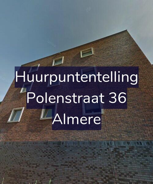 Foto gevel Huurpuntentelling voor Polenstraat 36, Almere
