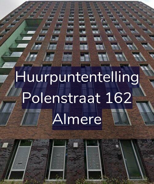 Foto gevel Huurpuntentelling voor Polenstraat 162, Almere