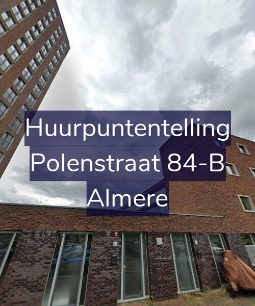 Foto gevel Huurpuntentelling voor Polenstraat 84-B, Almere