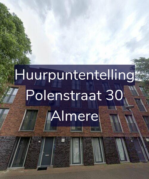 Foto gevel Huurpuntentelling voor Polenstraat 30, Almere