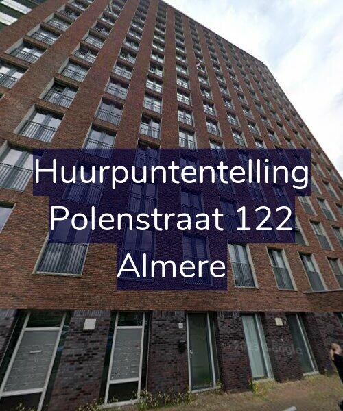 Foto gevel Huurpuntentelling voor Polenstraat 122, Almere