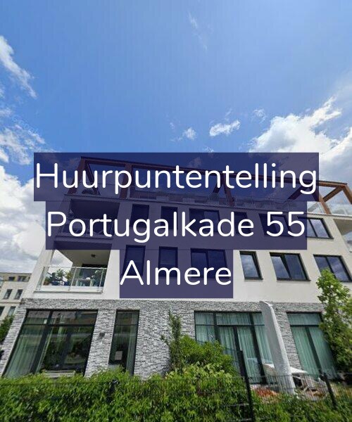 Foto gevel Huurpuntentelling voor Portugalkade 55, Almere