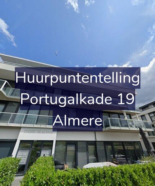Foto gevel Huurpuntentelling voor Portugalkade 19, Almere